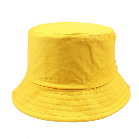 Solid Color Panama Bucket Hats